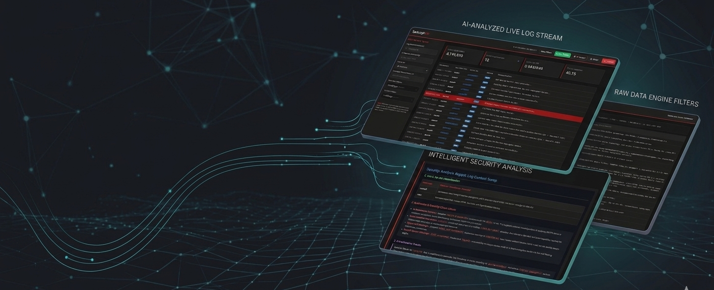 SysLogX-AI Cognitive Parsing View Dashboard